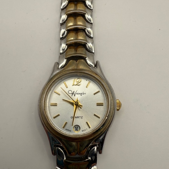Wrangler Accessories - Wrangler Women's Two-Tone Silver and Gold Watch